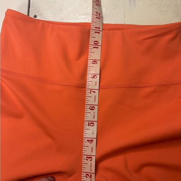 Zyia Legging Tangerine Angle Block Light n Tight Hi-Rise 7/8 Size 6-8 Medium - Picture 4 of 6